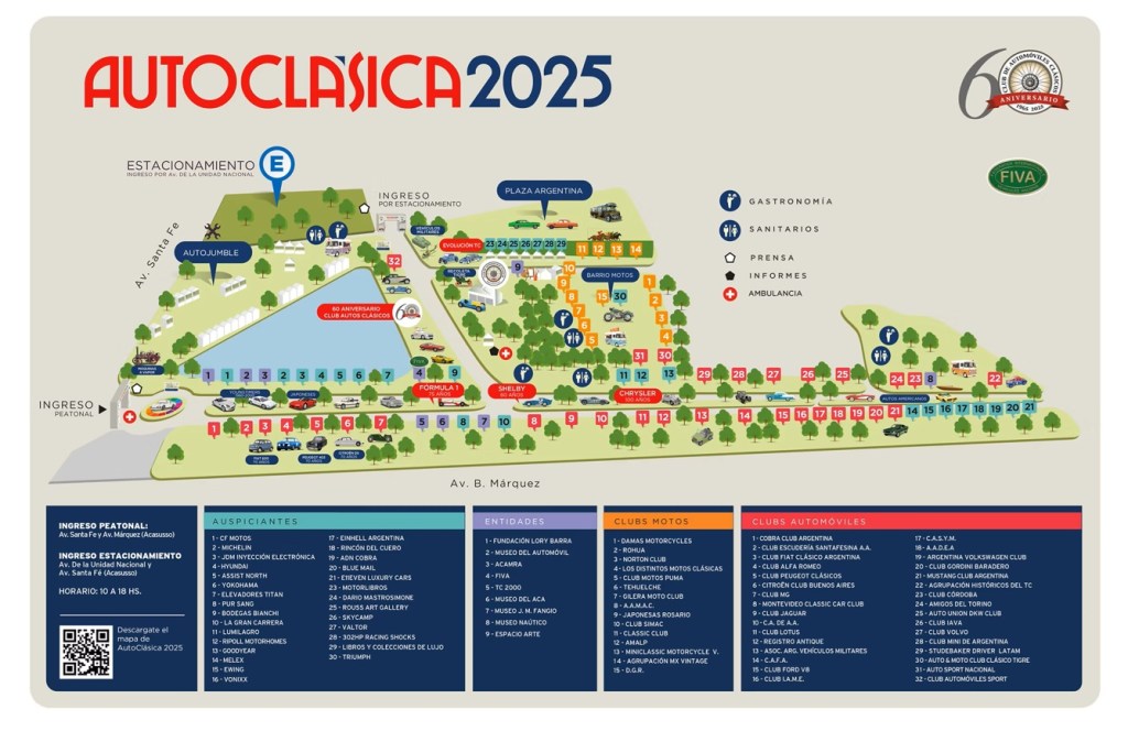 Este es el plano de AutoClásica 2025, ¿habrá una&nbsp;sorpresa?